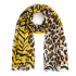 Sjaal met zebra/panterprint